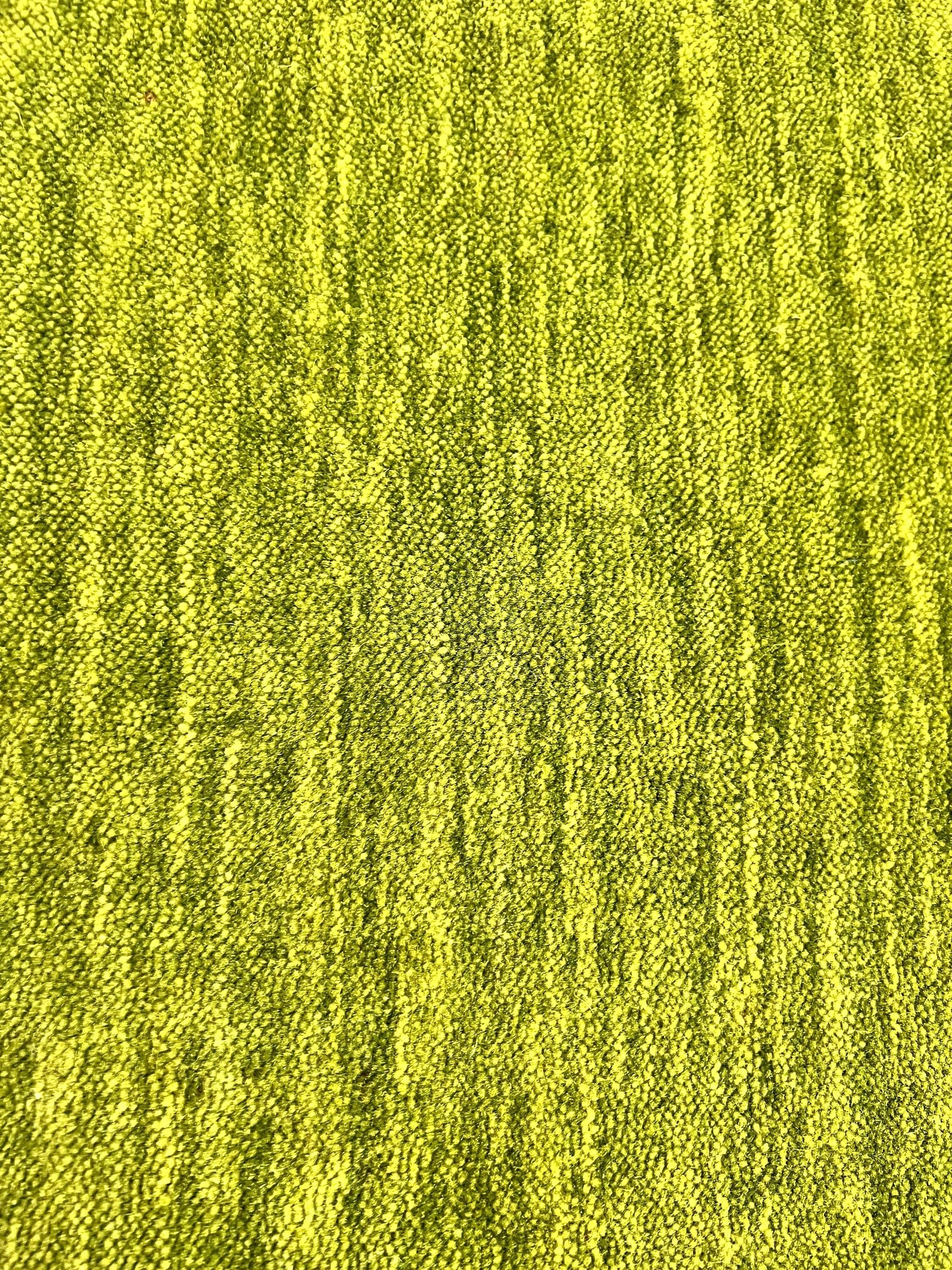 Quick ship! 2x3 ft Moss green Grass Rug -Authentic Hand-Knotted Wool Gabbeh Accent Rugs, Simi Rugs, Bedside rug
